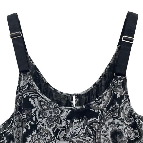 Lane Bryant Floral Paisley Tank Top Size 22 - Picture 3 of 11